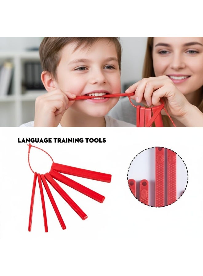 Safe-O-Kid® Talk Tools Jaw Grading Bite Blocks Reusable and Durable Speech Therapy Tool (Red) -Pack of 2 - Image 2